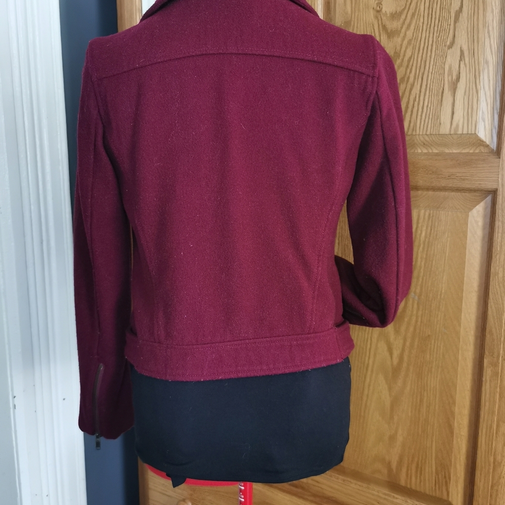 Wool moto jacket - Picture 2 of 3